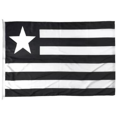 Imagem de Bandeira Licenciada Oficial Do Botafogo128x90 cm Dupla Face 2 Panos-Unissex