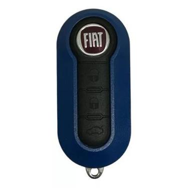 Imagem de Chave Canivete Azul Fiat 500 Gran Siena Palio Novo Punto - FERREIRA FS