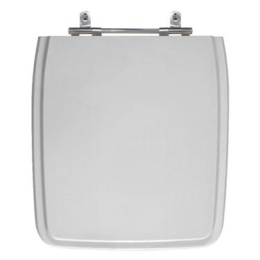 Imagem de Assento Laqueado Anturius Cinza Claro Vaso Luzarte Em Mdf