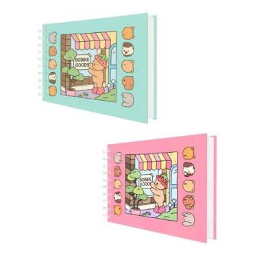 Imagem de Kit 2 Livro de Colorir com 48 Páginas - Rayson, Rosa/Verde