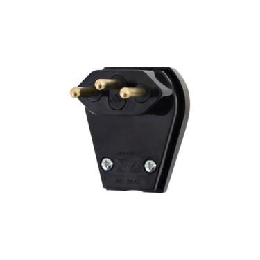 Imagem de Plug Macho 2P+T 10A 90 Preto  Pezzi