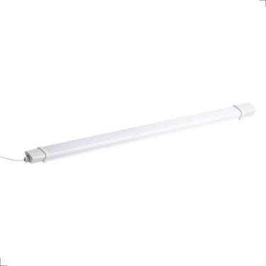 Imagem de Luminária Tubular Hermética Sobrepor Led 6500k Luz Fria Ip65 36w Para 