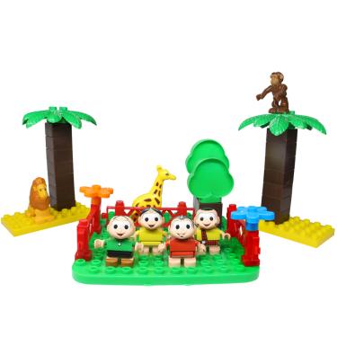 Imagem de Turma da Mônica no Zoológico com Blocos 0375 - Monte Libano