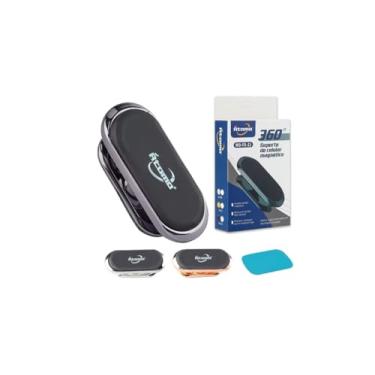 Imagem de Kit com 2 Suporte magnético de telefone para carro. Suporte de telefone para carro, suporte de celular 360 ajustável, compatível com todos os smartphone.