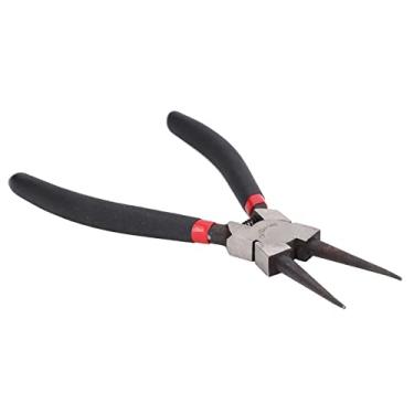 Imagem de AUNMAS Alicate de Anel de Pressão de Aço Carbono 7in, Alça de Borracha, Fácil Operação para Mecânica de Reparo de Anel C