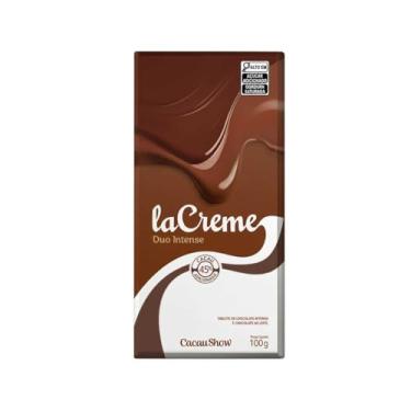 Imagem de Armazém Seu Luiz, Tablete LaCreme Chocolate ao Leite e Intenso 100g Cacau Show