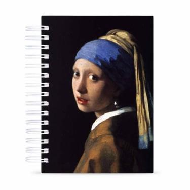 Imagem de Caderno Sem Pautas Capa Dura 200 Fls 400 Pág A5 Brinco De Pérola