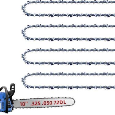 Imagem de Corrente de motosserra de 18 polegadas, calibre 0,050, calibre 325, 72