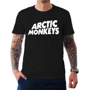 Imagem de Camiseta Arctic Monkeys Camisa Banda Rock Blusa 100% Algodão - King of