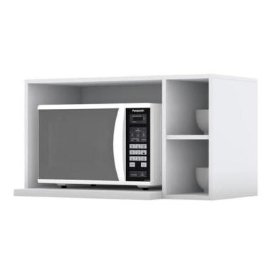 Imagem de Armário de Cozinha Micro-ondas Belize Branco HP - Henn
