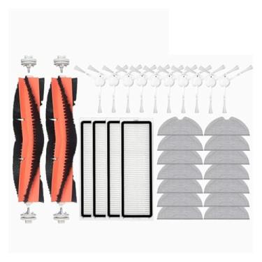 Imagem de Compatible With Xiaomi Mi Robot Vacuum-Mop 2 STYTJ03ZHM Vacuum Cleaner Accessories Hepa Filter Mop Cloth Main Side Brush Spare Parts(PURPLE)