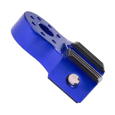 Imagem de Generic Manilha de guincho genérica, resistente, liga de alumínio, ferramenta de reboque automotiva, forte, com proteção de borracha para carros UTV, ATV, Azul