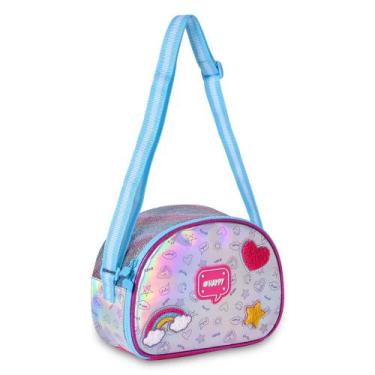 Imagem de Lancheira Térmica Escolar Infantil Happy Gliter Estampado - Clio