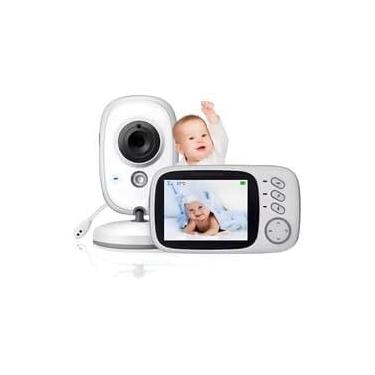Imagem de Nova Babá Eletrônica com Tela LCD 3,2 Polegadas, Monitor de Bebê com Medidor de Temperatura