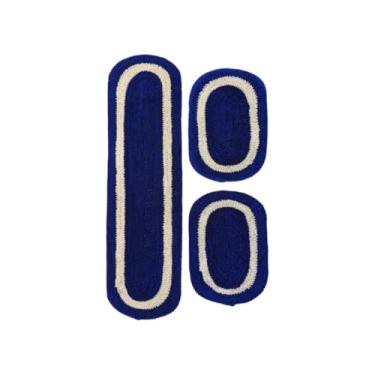 Imagem de Jogo de Tapete de Cozinha，Malha Gel Cozinha Antiderrapante e Durável Suave Ao Toque(Azul/Palha)