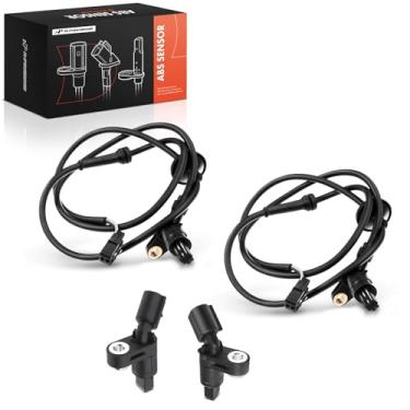Imagem de A-Premium Sensor de velocidade da roda ABS dianteiro e traseiro 4 peças compatível com modelos Volkswagen - Jetta 1995-1997/1999, Golf 1995-1999, Cabrio 1996-2002