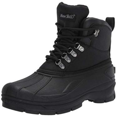 Imagem de TECS Bota masculina, inverno, neve, bota, Preto, 40