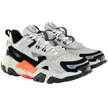 Imagem de QIX Masculino Trek Tênis Casual, Bege/Preto, Tamanho 41