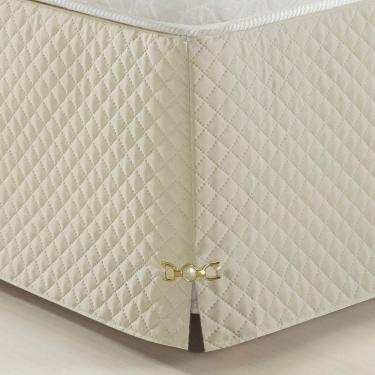 Imagem de Saia Para Cama Box King Size Veneza Palha