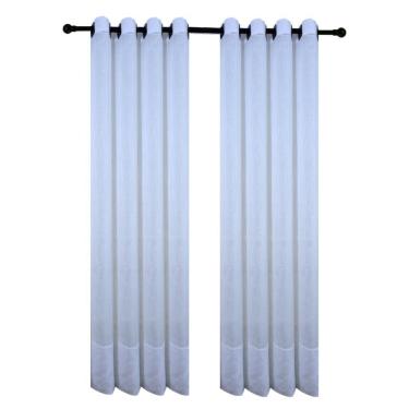 Imagem de Cortina Tecido Voil Linho Flame 3,00x2,50 Branco