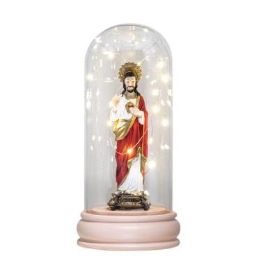 Imagem de AEMYNOUZ Estátua do Sagrado Coração de Jesus, Decoração de Casa à Mão (Sagrado Coração de Jesus)