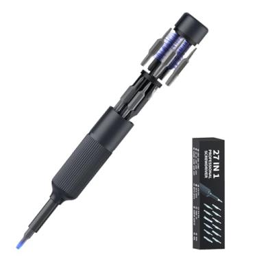 Imagem de Conjunto de chaves de fenda de precisão 27 em 1 – Kit de ferramentas de reparo de chave de fenda profissional para eletrônicos, telefones, laptops, relógios e bricolage