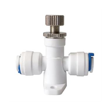 Imagem de MOPUEHEL Válvula de agulha reta de 1/10.2 cm por 1/10.2 cm para sistema de osmose reversa de xarope de bordo, sistema RO de xarope de bordo, latão