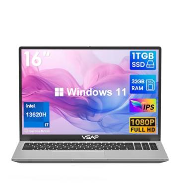 Imagem de Notebook i7 13 13620H 32GB RAM 1TB SSD MX550 Windows 11 16in