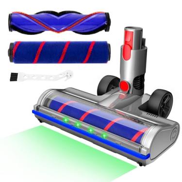 Imagem de Substituição de cabeça de aspirador de pó vertical atualizada, para aspirador de pó sem fio Dy-son V7 V8 V10 V11 V15, ferramenta de turbina de escova de cabeça de motor de liberação rápida, adequada