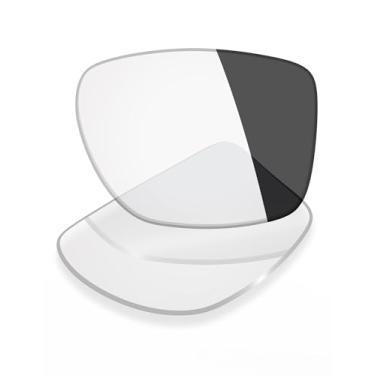Imagem de Mryok Lentes de reposição UV400 para óculos Oakley Chamfer Squared OX8143 54 mm, HD Polarized, proteção UV, resistente a impactos e ajuste perfeito - Adapte cinza fotocromático