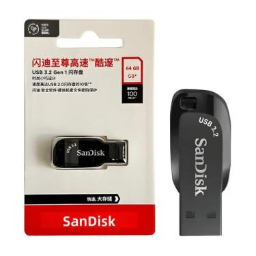 Imagem de Pen Drive SanDisk USB De Alta Velocidade 32GB 64GB 128GB 256GB USB 3.2