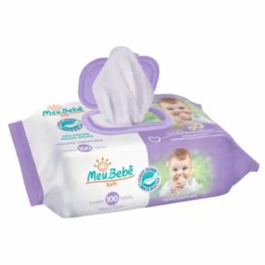 Imagem de Lenço Cuidado Delicado Camomila Erva Doce C100 Meu Bebê Soft - HYGIELI