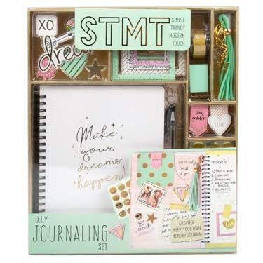 Imagem de STMT DIY Journaling Set by Horizon Group USA, Personalize & Decorate Your Planner/Organizer/Diary with Stickers,Gems,Glitter Frames,Glitter Clips,Magnetic Bookmarks,Tassel Keychain & More.Pen Included
