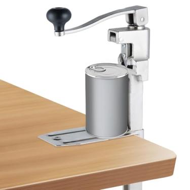Imagem de YEE Abridor de lata comercial resistente para latas grandes Abridores de latas industriais para latas grandes abridores manuais de aço inoxidável para mesa abridores de latas de restaurante de até 28