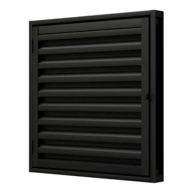 Imagem de Alçapão Porta De Aço Abrigo Laje Portinhola, Portinhola Reforçada para Abrigo e Laje, Ideal para Armazenamento de Ferramentas Jardim e Utensílios(Preto,60x60cm)