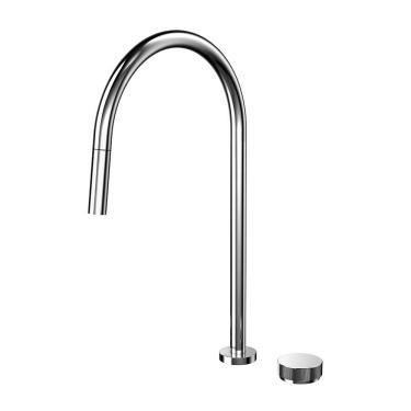 Imagem de Torneira Docol Mix&Match 90015467006 de Bancada com Ducha Retrátil Cromada