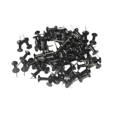 Imagem de Alfinetes Transparentes 50pcs Para Parede De Fotos Quadro De Avisos De