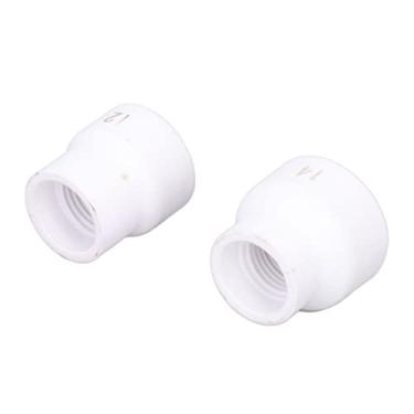 Imagem de Generic Kit de Copo de Soldagem Cerâmica 12#/14# Conjunto de Acessórios de Bico para Wp9/17/18/20/25/26, Solução Fácil de Instalar de 2 Peças para Projetos de Soldagem (Branco)