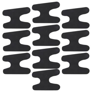 Imagem de Zyyini Botas de Esqui Com Absorção de Choque Macio, Inserções Em Formato de H, Almofadas Autoadesivas para Tornozelo, para Snowboard, Esqui, Preto, 10 Peças