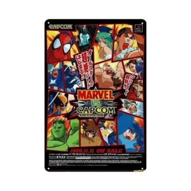 Imagem de Pôster Premium V1 De Arcade Japonês Mahvel, Arte De Parede Para Decora