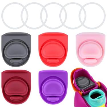 Imagem de ZONBBEE Rolha de substituição e anel de vedação de borracha compatível com Owala FreeSip 680 g, tampa de anéis de vedação superior de garrafa para Owala 16/19/24/32/1,134 g tampa de boca acessórios de