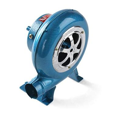 Imagem de TRGCJGH Ventoinha de manivela para churrasco ventilador de engrenagem de ferro de forja manual isqueiro de churrasco isqueiro de carbono ventilador centrífugo 80 w-350 w, 120 W