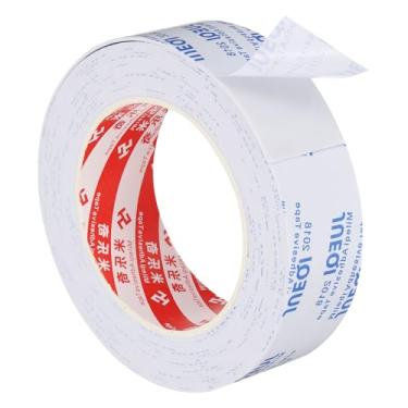 Imagem de Fita de espuma de vedação de 5 m/16,4 pés, 35 mm de largura, 1 mm de espessura, tira de vedação de móveis de porta de decapagem para isolamento de tubos de janela, branca