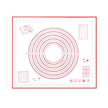 Imagem de Tapete de Silicone para Assar Churrasco com Design Escala Clara Lavável Rotativo Uso Diário na Cozinha Residencial