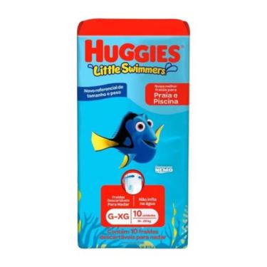 Imagem de Fralda Praia E Piscina Little Swimmers G/XG 10Un - Huggies