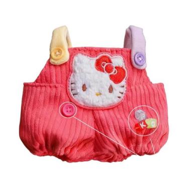 Imagem de Roupa De Boneca De Pelúcia Hello Kitty, Conjunto De Calças Com Alças F