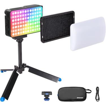 Imagem de Amaran Kit Ace 25c, luz LED RGBWW de bolso, modo boost de até 32W, mini luz de vídeo colorida (2.300-10.000K), 1.171 Lux @1m a 5.600K, bateria de 4500mAh com carregamento PD para criadores móveis