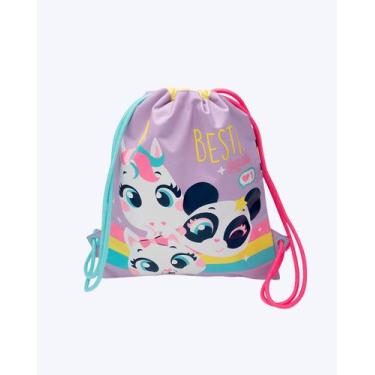 Imagem de Mochila Saquinho Multibichos Puket 050404132, LILAS, UN