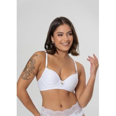 Imagem de Sutiã Básico Confort com Bojo - New Love, P, Branco