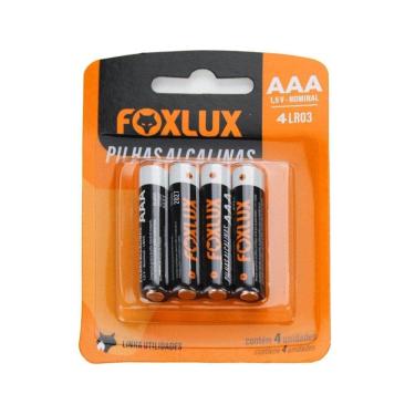 Imagem de Pilha Alcalina Palito AAA  4 Un Foxlux